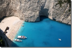Zakyntos 2008, plá Navagio