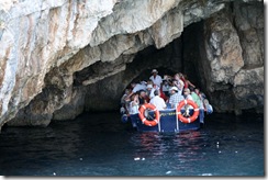 Zakyntos 2008, modré jaskyne