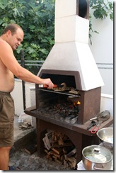 Chorvátsko 2009, ostrov Vir. Grilovanie