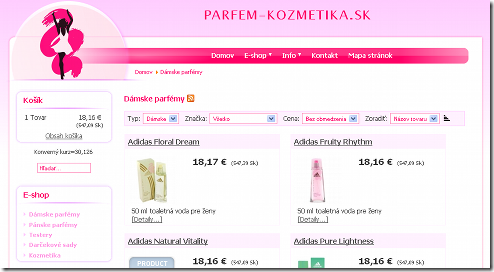 Nova internetova parfumeria