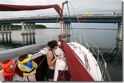 Polsko 2012, Mazury, most Kirsajty